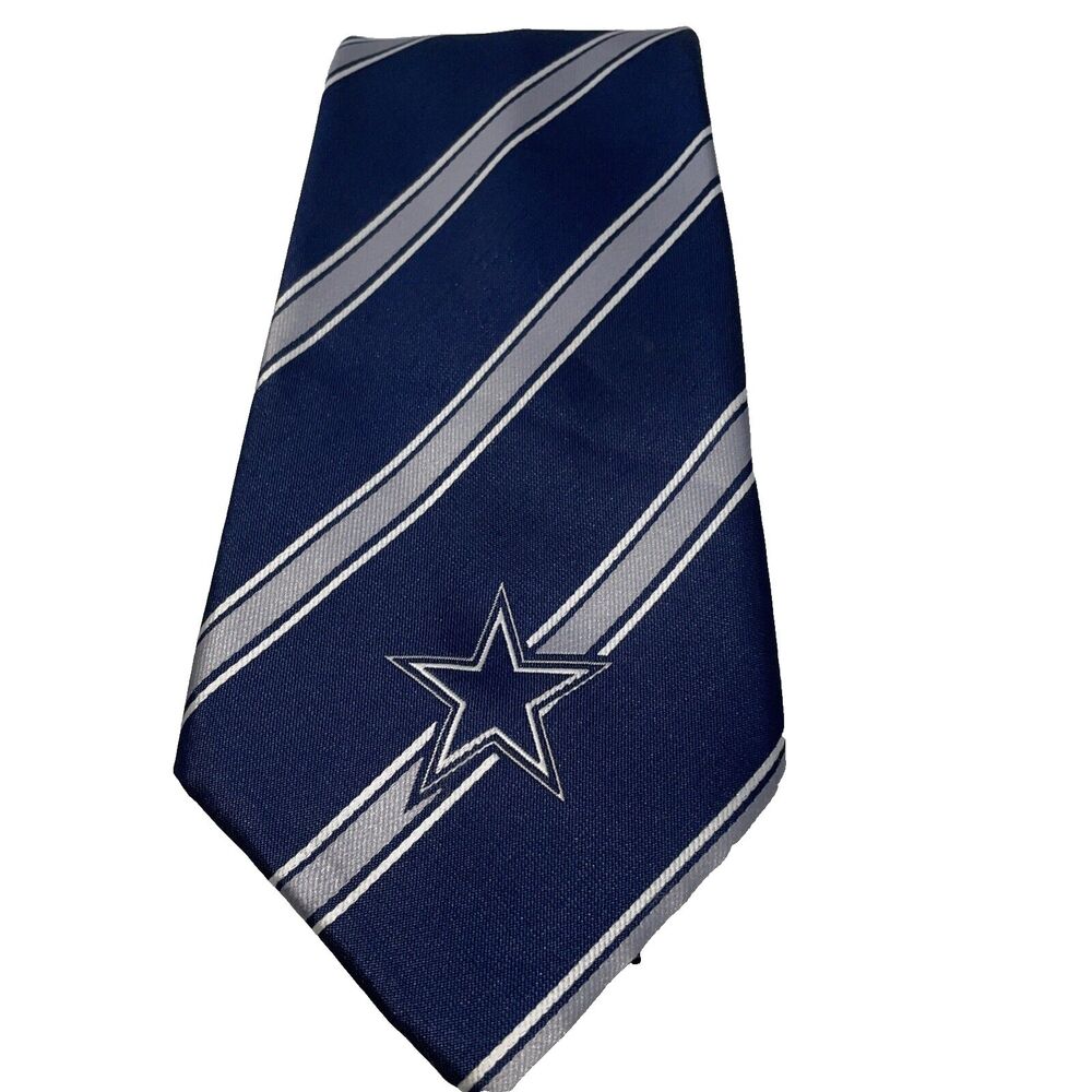 NFL Ties Dallas Cowboys Necktie Mens Officially Licensed Football Neck Tie Blue